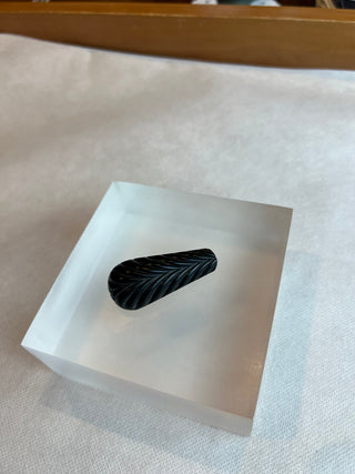 19th C. Whitby Jet Brooch