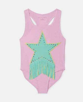 Stella McCartney Kids - Fringed Star Swimsuit