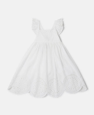 Stella McCartney Kids - Broderie Anglaise Sleeveless Dress