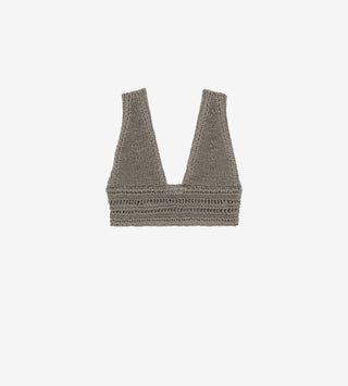 Iro Paris WOLFIE CROCHET-KNIT BRALETTE