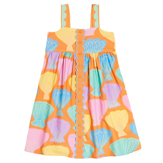 Stella McCartney Kids - Scallopes Cotton Dress