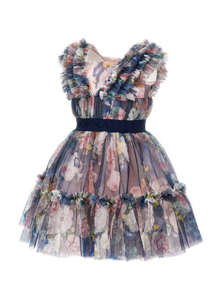 Monnalisa - Baroque Roses Birthday Dress