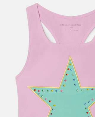 Stella McCartney Kids - Fringed Star Swimsuit