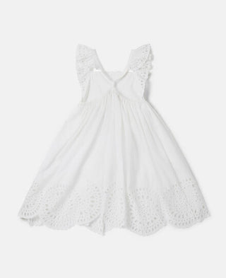 Stella McCartney Kids - Broderie Anglaise Sleeveless Dress