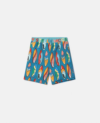 Stella McCartney Kids - Surfboard Print Swimming Trunks