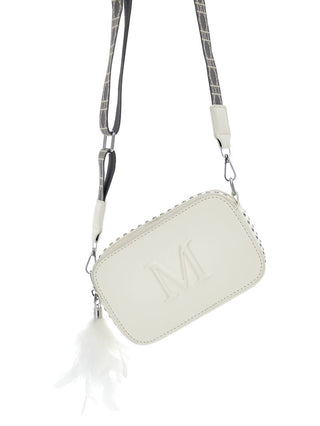 Monnalisa - Iconic logo and feathers bag