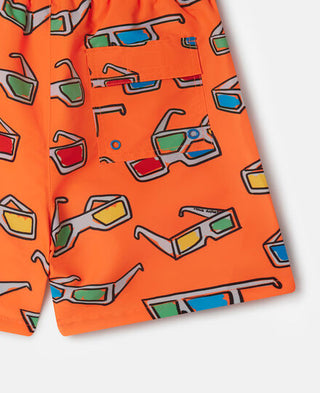 Stella McCartney Kids - 3D Glasses Swimming Trunks