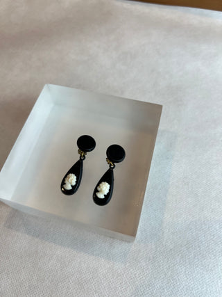 1960’s Cameo Lucite Earrings