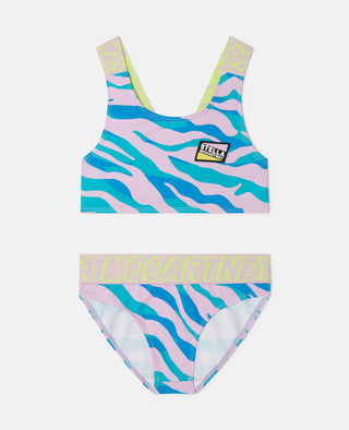 Stella McCartney Kids - Zebra Print Bikini Set