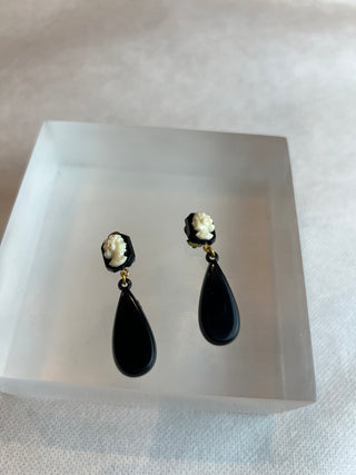 1960’s Cameo Lucite Earrings