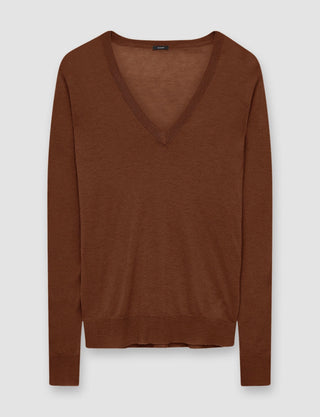 Joseph Cashair V Neck Jumper