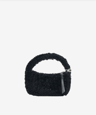 Iro Paris Noue Baby Fluffy leather bag