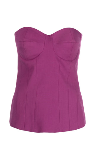 Federica Tosi bustier-neckline strapless top