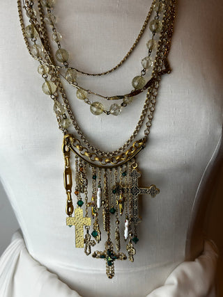 A Terry O H Dream Multi-chain Necklace