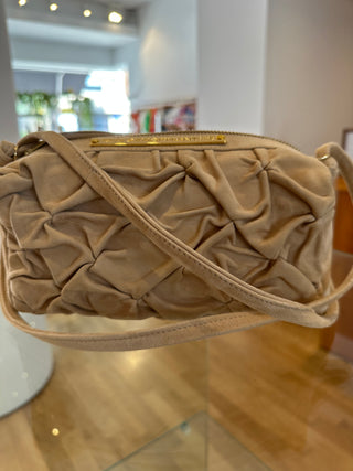 Fani Xenophontos Gran Canaria beige suede bag