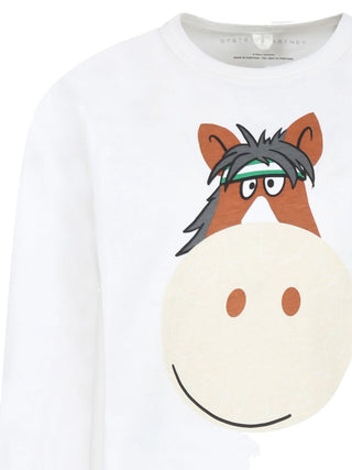 Stella McCartney Kids - Horse-printed T-shirt