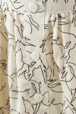 Stella McCartney Kids - All-over Horse Sketch Skirt