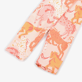 Stella McCartney Kids - Girls Pink Horse Print Leggings