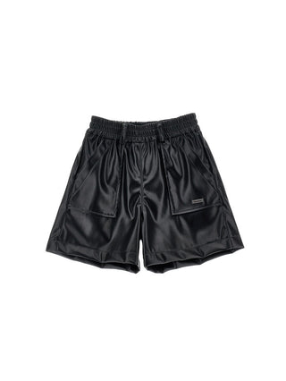 Coated fabric shorts