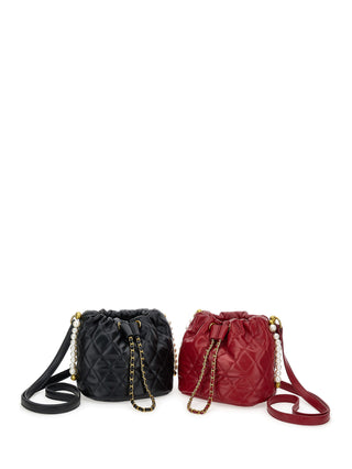 Monnalisa Coated fabric bucket bag