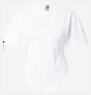 Adidas by Stella McCartney cropped hem t shirt