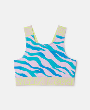 Stella McCartney Kids - Zebra Print Crop