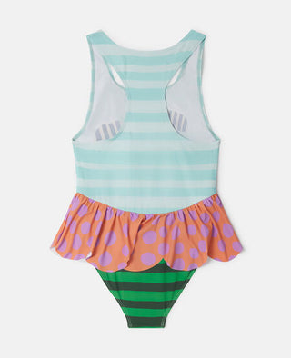 Stella McCartney Kids - Bumblebee Landscape Print Swimsuit