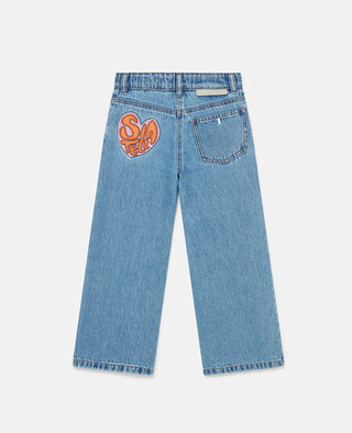 Stella McCartney Kids - Vintage Wash Straight-Leg Denim Jeans