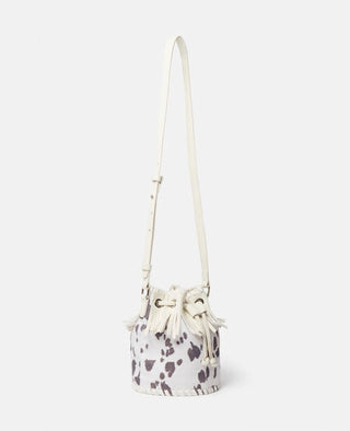 Stella McCartney Kids - Cow Pattern Fringed Bucket Bag