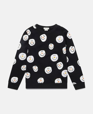 Stella McCartney Kids - Snowman Print Cotton Fleece Tracksuit