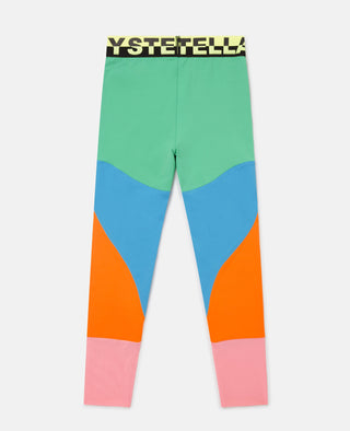 Stella McCartney Kids - Colour Block Logo Leggings