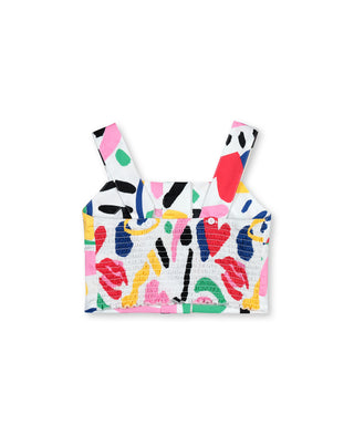 Stella McCartney - Graphic Face Cotton Elastic back