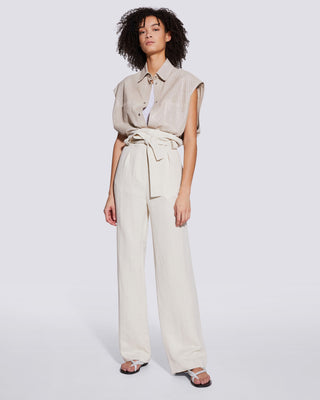 Iro Paris -  Apollonia Belted Wide Leg Trousers