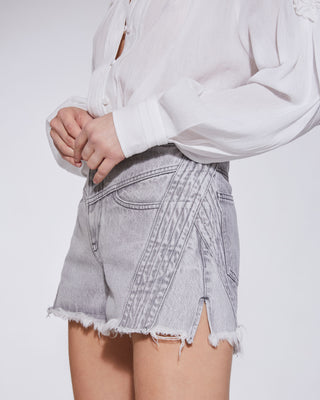 Iro Paris - Lorez High Waist Denim Shorts