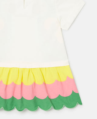 Stella McCartney Kids - Double Parrot Print T-Shirt Dress