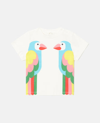 Stella McCartney Kids - Double Parrot Print T-Shirt