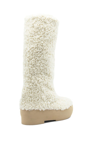 Gia Borghini Faux shearling snow boot